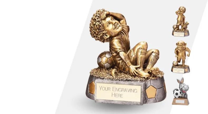 Lustige Pokale kaufen – witzige Trophäen mit Gravur als Spaßgeschenk ab 5,95 €