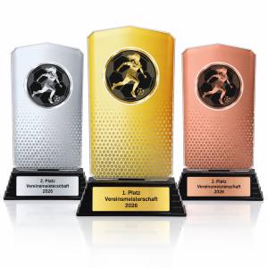 Damen Fußball Acrylpokal mit Gravur