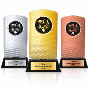 Leichtathletik Acrylpokal mit Gravur