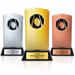 Rugby Acrylpokal mit Gravur