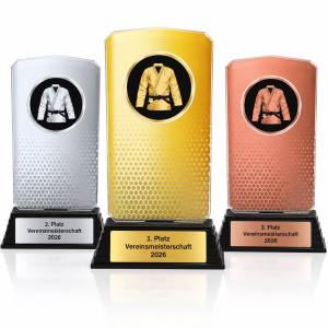 Kampfsport Acrylpokal mit Gravur