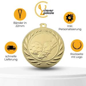 Fußball Medaille 