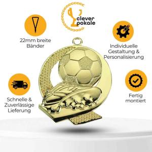 Fußball Medaillen PE PE