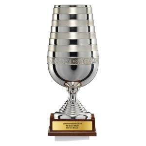 Maestro Pokal 1319 versilbert mit Gravur