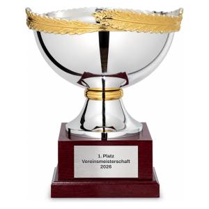 Trionfo Pokalschale 13 Silber-Gold mit Gravur