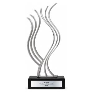 Trionfo Wellen-Trophäe 1600 Silber mit Gravur