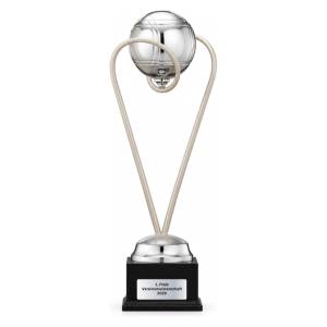 Trionfo Boccia-Trophäe 25100 Perlmutt mit Gravur