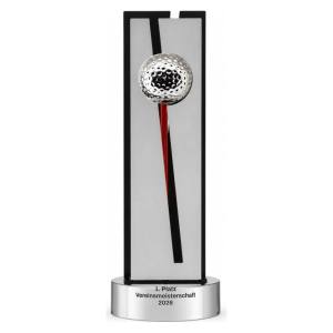 Trionfo Golf-Trophäe 26170 Schwarz-Silber mit Gravur