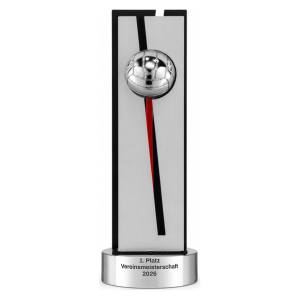 Trionfo Volleyball-Trophäe 26170 Schwarz-Silber mit Gravur