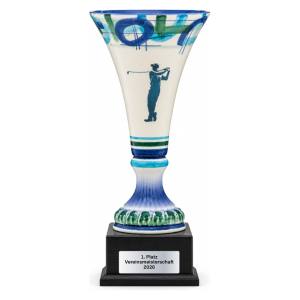 Trionfo Golfpokal 26220 aus Keramik mit Gravur