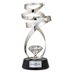 Trionfo Wirbel-Trophäe 26360 Silber mit Zierstein mit Gravur