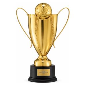 Trionfo Fußball-Pokal 410 Gold mit Gravur