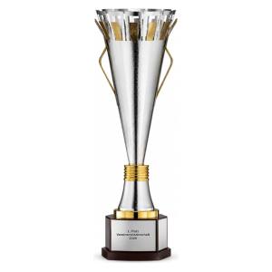 Trionfo Pokal 411 Silber-Gold 124 cm mit Gravur