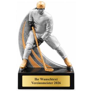 Eishockey Pokal Figur Spieler 128 mm mit Gravurschild ST-39807