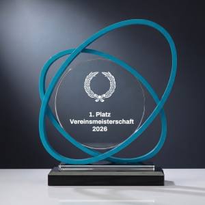 Glaspokal W570.09 mit Lasergravur
