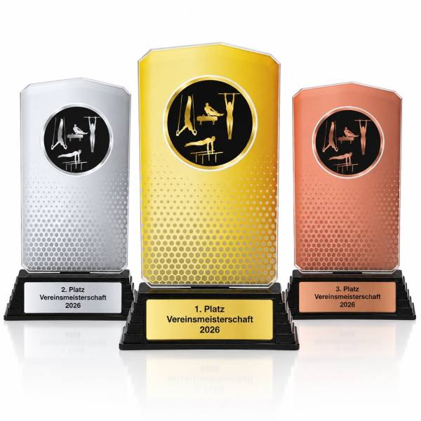 Turnen Acrylpokal Herren mit Gravur
