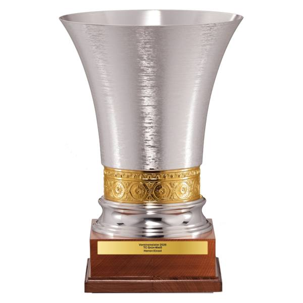 Maestro Pokal 1296 versilbert mit Gravur