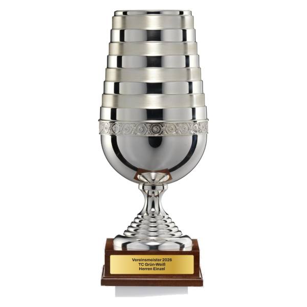 Maestro Pokal 1319 versilbert mit Gravur