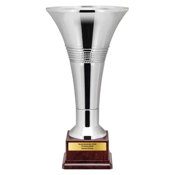 Maestro Pokal 1695 versilbert mit Gravur