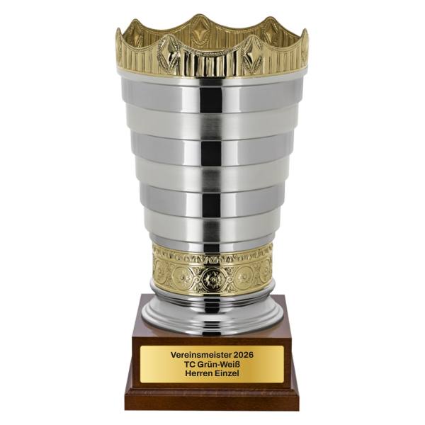 Maestro Pokal 1757 versilbert mit Gravur