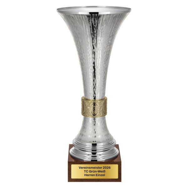 Maestro Pokal 1795 versilbert mit Gravur