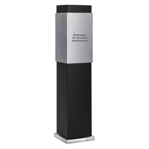 Maestro Award 1833 schwarze Stele mit Gravur