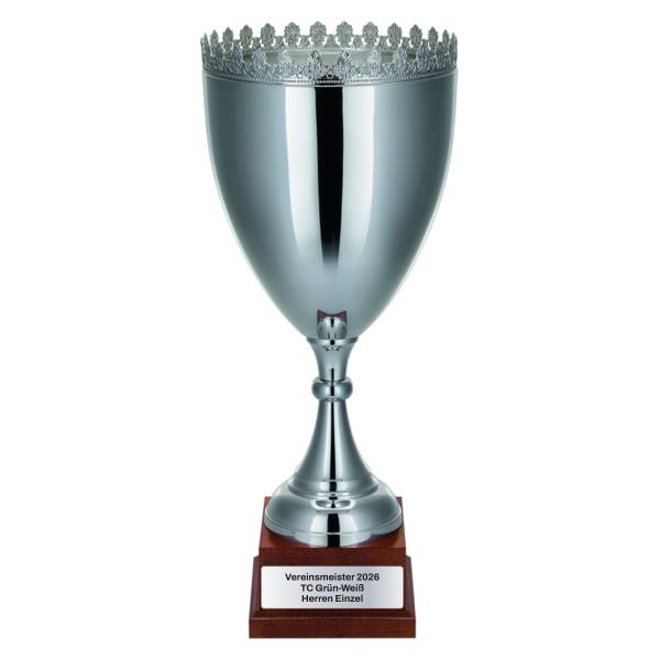 Maestro Pokal 1850 versilbert mit Gravur