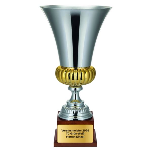 Maestro Pokal 1852 versilbert mit Gravur