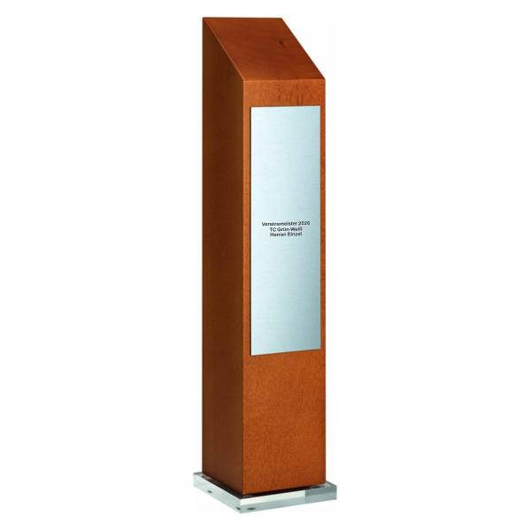 Maestro Award 1909 Holzstele mit Gravur