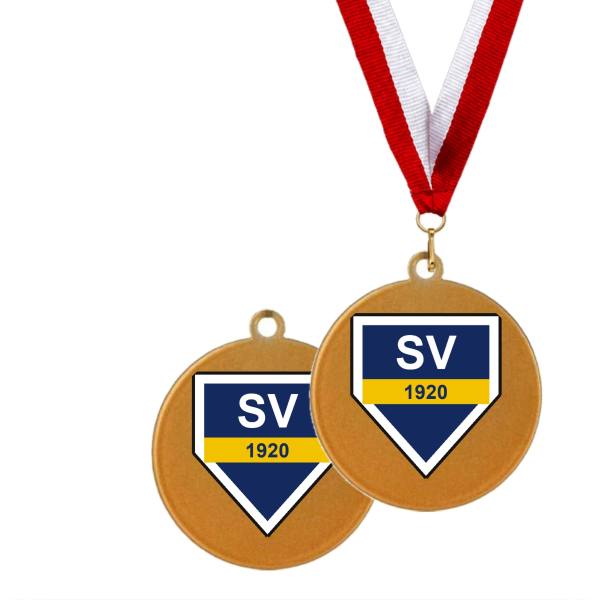 Medaille 50 mm mit Farbdruck – eigenes Logo