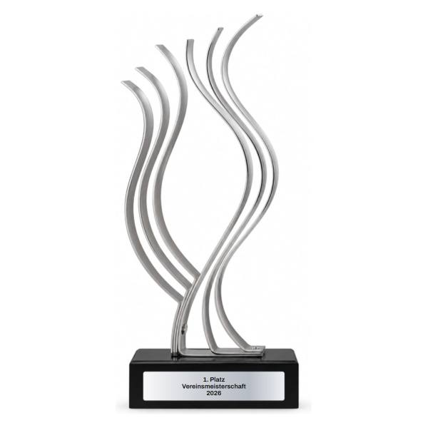 Trionfo Wellen-Trophäe 1600 Silber mit Gravur