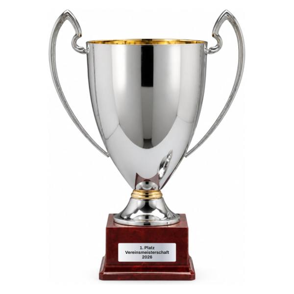 Trionfo Henkelpokal 236 Silber-Gold mit Gravur