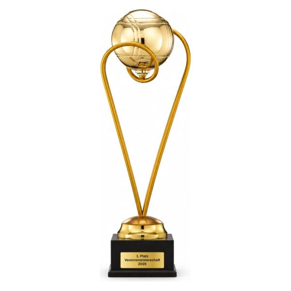 Trionfo Boccia-Trophäe 25120 Gold mit Gravur