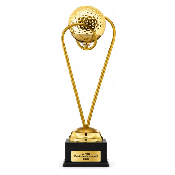 Trionfo Golf-Trophäe 25120 Gold mit Gravur