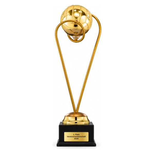Trionfo Volleyball-Trophäe 25120 Gold mit Gravur