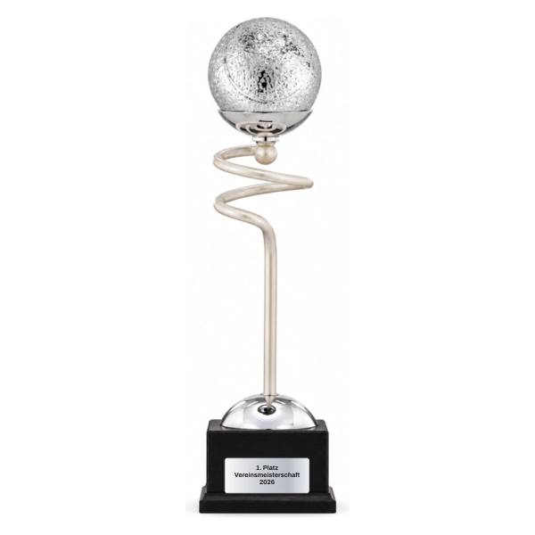 Trionfo Tennis-Trophäe 25130 Perlmutt mit Gravur
