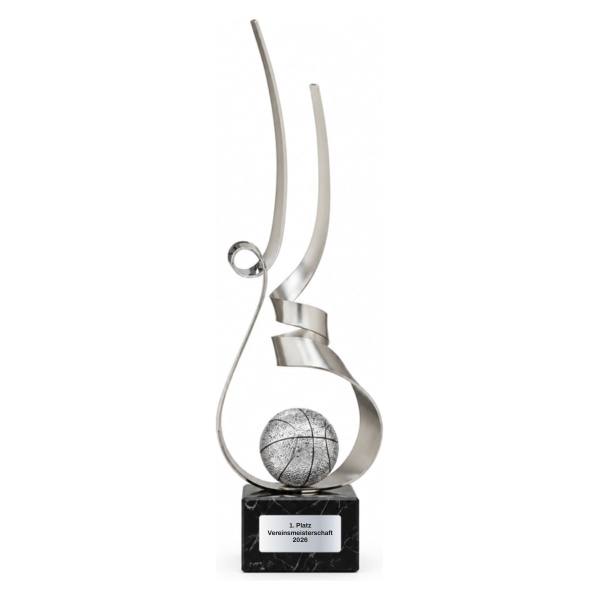 Trionfo Basketball-Trophäe 26120 Silber mit Gravur