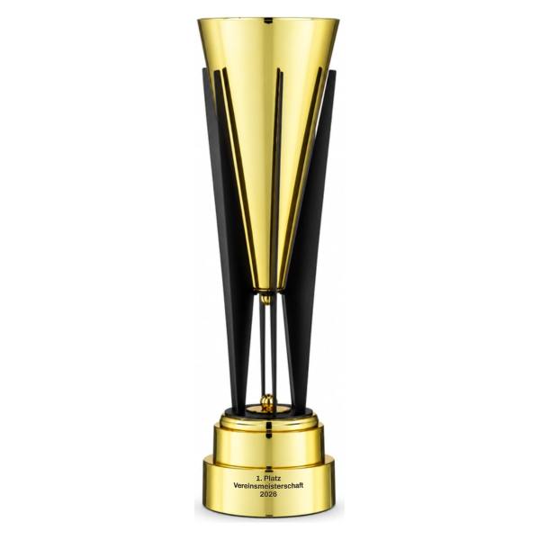 Trionfo Pokal 26250 Gold-Schwarz mit Gravur