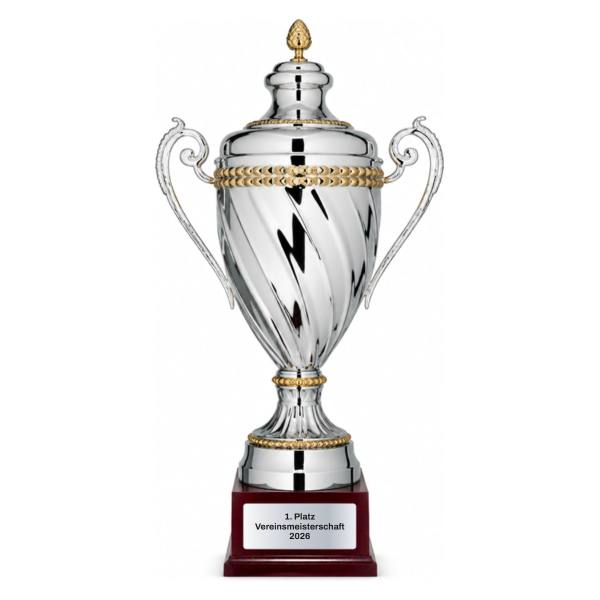 Trionfo Henkelpokal 501 Silber-Gold mit Gravur