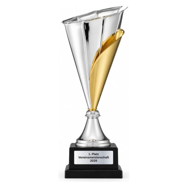 Trionfo Pokal 601 Silber-Gold mit Gravur