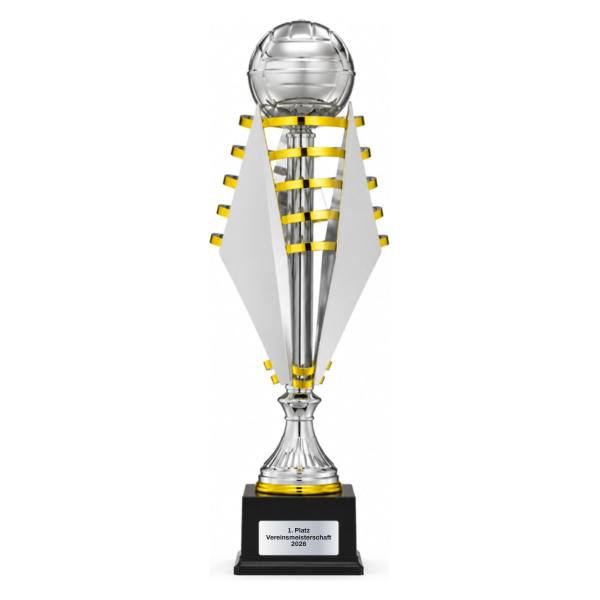 Trionfo Turmpokal SO605 Silber-Gold mit Gravur