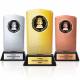 Quiz Acrylpokal Eule mit Gravur