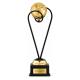 Trionfo Tennis-Trophäe 25110 Schwarz-Gold mit Gravur