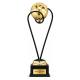 Trionfo Volleyball-Trophäe 25110 Schwarz-Gold mit Gravur