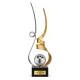 Trionfo Volleyball-Trophäe 26130 Silber-Gold mit Gravur