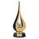 Trionfo Fußball-Trophäe 26200 Schwarz-Gold mit Gravur