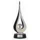 Trionfo Volleyball-Trophäe 26210 Schwarz-Silber mit Gravur