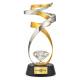 Trionfo Wirbel-Trophäe 26350 Gold-Silber mit Zierstein mit Gravur