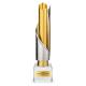 Trionfo Trophäe 709 Gold-Silber auf Kristallsockel mit Gravur