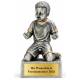 Fußball Pokal Kinder Figur Jubelnder Junge 90 mm mit Gravurschild ST-39498